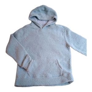 ❗ CLEARANCE ❗ kids Mint Green Hooded Sherpa Sweater  Pocket Size XXL (14-16)